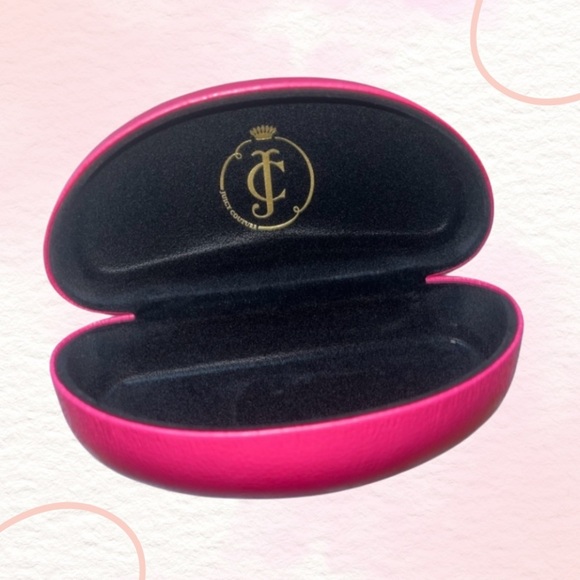 Juicy Couture Accessories - Juicy Couture Pink Hard Shell Sunglasses Case